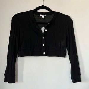 We Wore What cropped cardigan